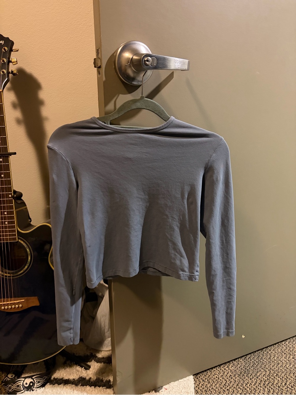 Skims new vintage cropped long sleeve